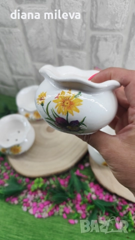 Гърнета кашпи от гипсокерамика!, снимка 4 - Декорация за дома - 52323434