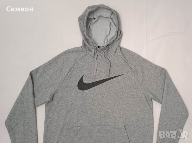 Nike DRI-FIT Hoodie оригинално горнище L Найк спорт суичър, снимка 2 - Спортни дрехи, екипи - 39197680