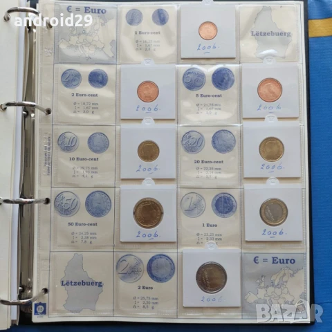 Евро монети 1c-2 Euro 2006 г. на първите 12 членки на Европейския Съюз, снимка 12 - Нумизматика и бонистика - 50604360