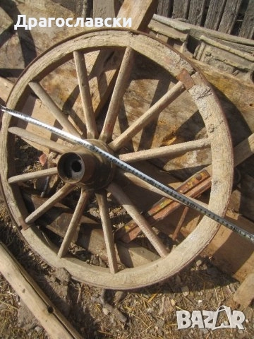 старо Колело от каруца и колело за полилей със синджири, снимка 11 - Други - 30192000