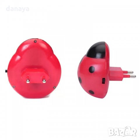 534 Детска нощна лед лампа за стена Калинка Лампа за контакт с копче 0.5W, снимка 4 - Лампи за стена - 32130051