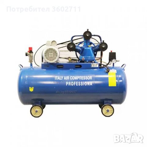 Компресор За Въздух 100L С Три Глави Подсилен