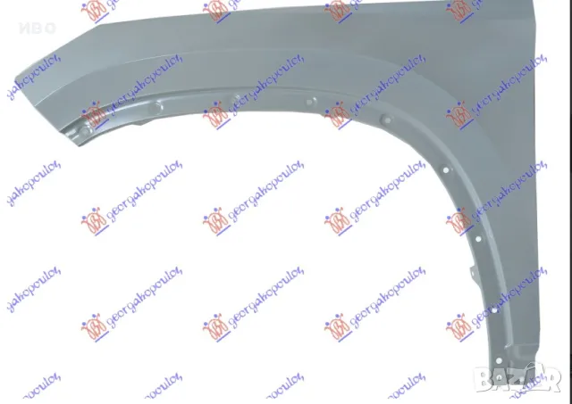 калник преден за SKODA KODIAQ 16-21 SKODA KODIAQ 21-24, снимка 1 - Части - 49003845