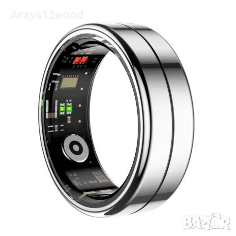 R04 Smart Ring – смарт пръстен с измерване на пулс, кислород, сън и физическа активност, размер 10