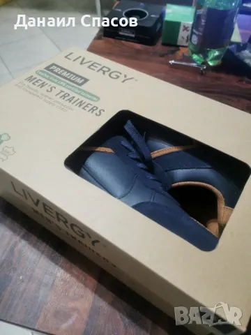 НОВИ! Спортни обувки (маратонки) Livergy, с елементи от естествена кожа, номер 44 , снимка 2 - Маратонки - 50228088