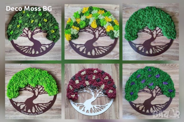 Дървото на живота със скандинавски мъх, снимка 1