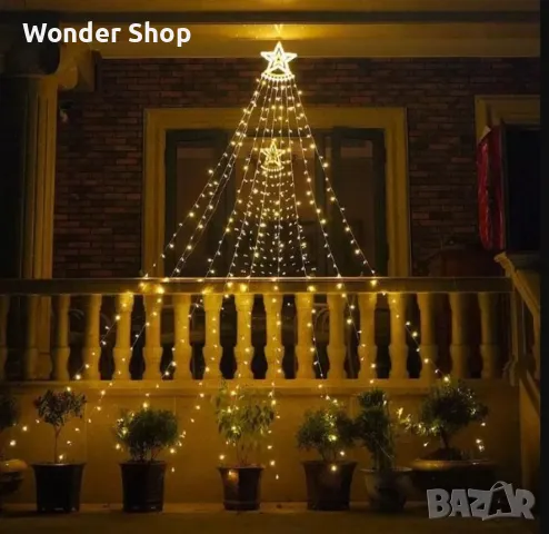 Коледна звезда Витлеем - 1.80 метра  243 LED, снимка 4 - Лед осветление - 48128718