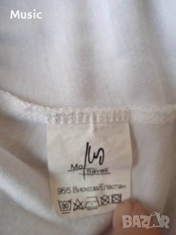 Мо Савели - България бяла дамска блуза , снимка 3 - Блузи с дълъг ръкав и пуловери - 38962319