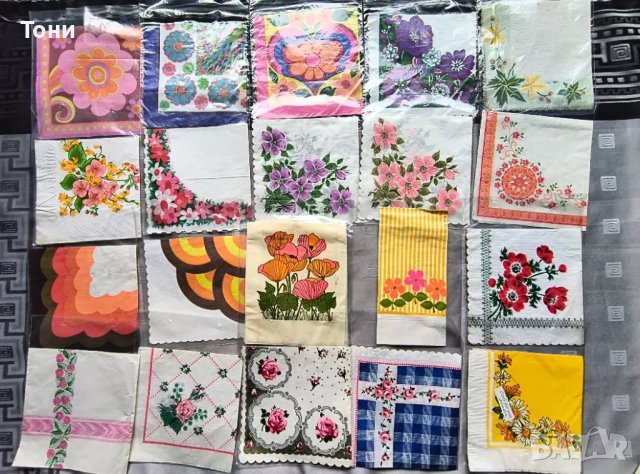 Колекция салфетки 290 броя от 70  години , снимка 11 - Колекции - 50178698