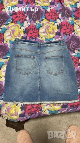 Дънкова пола, снимка 2 - Поли - 36735039