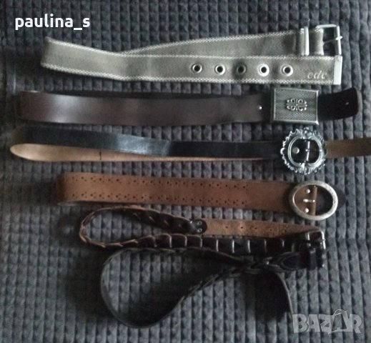 Маркови колани от естествена кожа / genuine leather belt, снимка 3 - Колани - 42847546