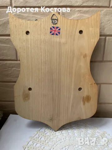 Красиви лъжички за чай/кафе с дървена стойка за стена от Англия, снимка 8 - Антикварни и старинни предмети - 50234604