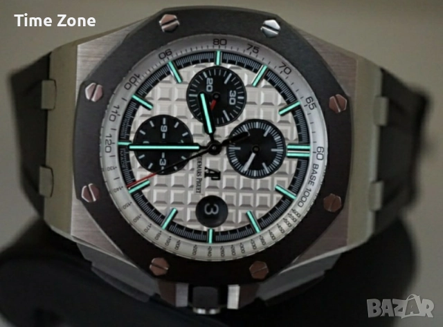 Audemars Piguet Royal Oak Offshore Chronograph 44mm "Panda" Dial & Ceramic Bezel Различни Варианти, снимка 9 - Мъжки - 52998529