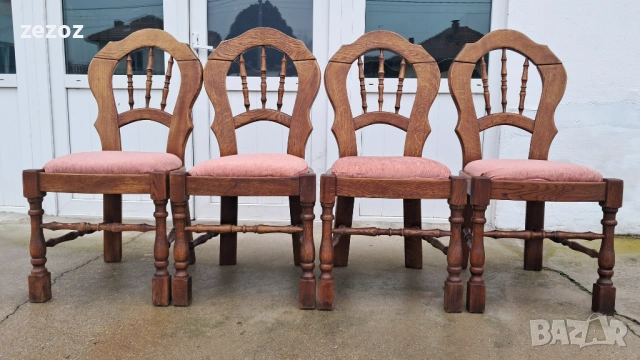 Столове масив Рустик-4 бр.№063, снимка 2 - Столове - 53208472