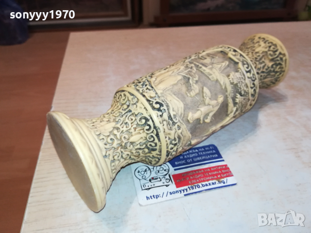 МАСИВНА КРАСИВА ВАЗА ОТ ФРАНЦИЯ 1503241855, снимка 7 - Антикварни и старинни предмети - 44781901