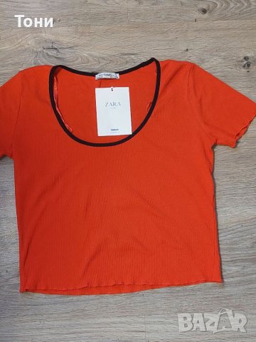 Дамска тениска Zara , снимка 1 - Тениски - 37260743