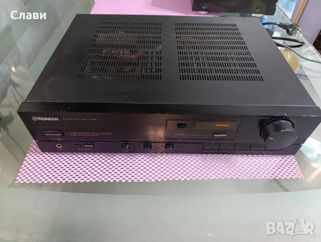 Усилвател Pioneer A-221 , снимка 8 - Ресийвъри, усилватели, смесителни пултове - 56054561