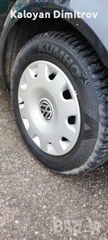 Продавам железни джанти с гуми 5х100/ 15 цола., снимка 2 - Гуми и джанти - 53218321