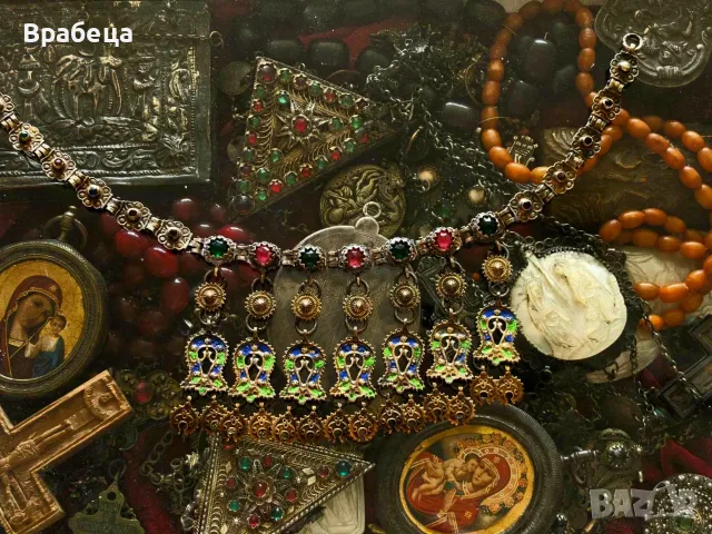 Възрожденски сребърен накит. Кучка, снимка 3 - Антикварни и старинни предмети - 55835102