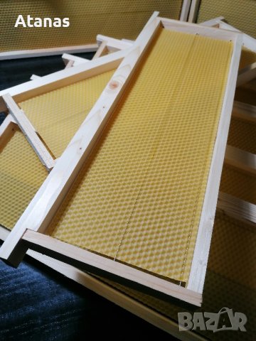 Рамки за пчелни кошери с монтирани восъчни основи , снимка 6 - За пчели - 43999272
