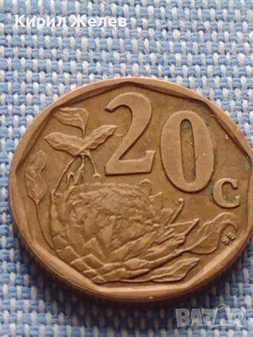 Две монети 20 цента 1997г. Африка / 1 dirhami 1965г. Мароко Хасан втори 41130, снимка 3 - Нумизматика и бонистика - 42803066