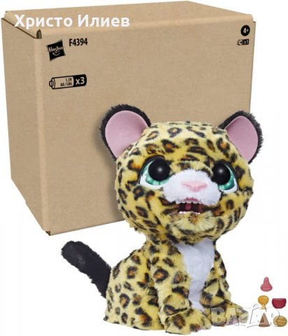 Интерактивена Плюшена играчка Коте леопард със звуци и движения FurReal Friends Hasbro Оригинална, снимка 7 - Плюшени играчки - 39371896