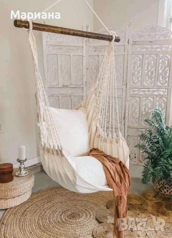 Бразилска люлка, тип хамак, снимка 2 - Градински мебели, декорация  - 50484055