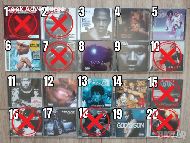 Hip-Hop Rap Music Albums CD's Оригинални Рап Музикални Дискове Хип-Хоп, снимка 2 - CD дискове - 46671250
