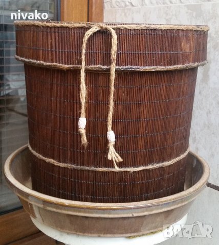 Продавам саксия, 25л, уникат, снимка 4 - Саксии и кашпи - 35609365