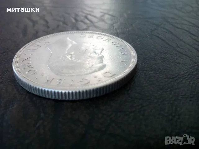 2 шилинга 1944 година Англия Сребро, снимка 5 - Нумизматика и бонистика - 50072713