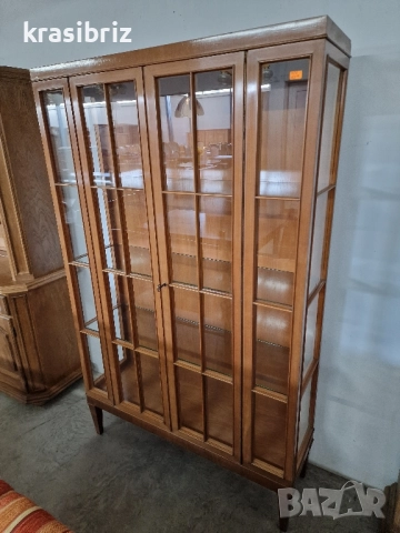 Масивна Витрина -внос от Германия! , снимка 3 - Секции и витрини - 52155984