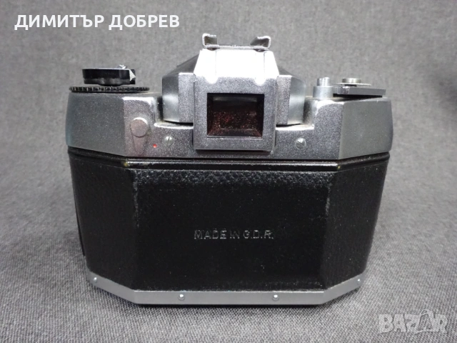 СТАР РЕТРО СОЦ ГДР DDR РЕТРО SLR ФОТОАПАРАТ EXA 1B + ОБЕКТИВ DOMIPLAN 2.8/50 M42, снимка 11 - Фотоапарати - 53946438