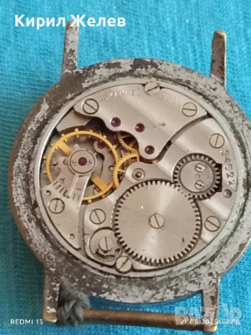 Стар механичен часовник мъжки ЗИМ СССР 15 камъка за ремонт части КОЛЕКЦИЯ 48036, снимка 6 - Антикварни и старинни предмети - 50374676