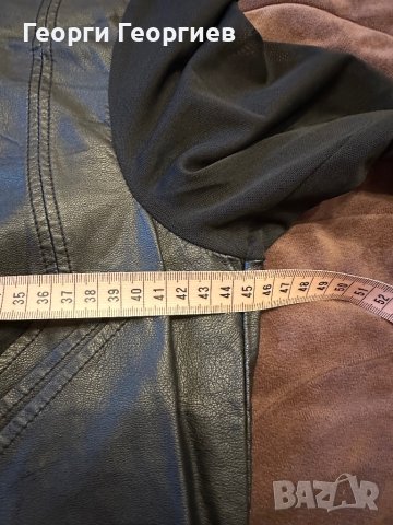 Страхотно якенце с кожени елементи, снимка 9 - Якета - 44303917