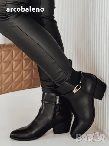 BLENESSON Дамски боти на лек ток, снимка 2 - Дамски боти - 47778930