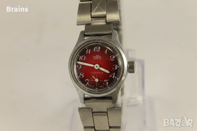 Швейцарски Дамски Часовник ALFA Отлично Работещ, снимка 3 - Антикварни и старинни предмети - 44711855