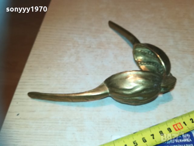 месингова антика-орехотрошачка 2912201525, снимка 6 - Колекции - 31251270