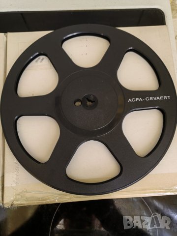 Agfa Gevaert 10" 26см Пластмасови ролки с лента и кутий , снимка 3 - Декове - 40725399