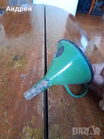 Стара емайлирана фуния, снимка 4 - Други ценни предмети - 52723951