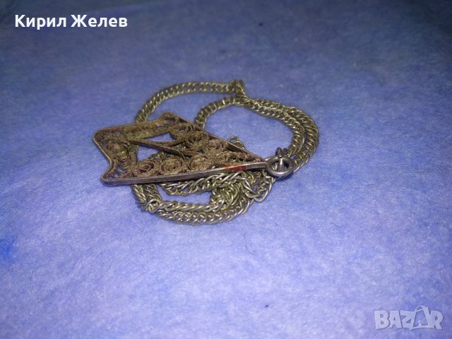 СТАРИНЕН СРЕБЪРЕН МЕДАЛЬОН ФИЛИГРАННО СРЕБРО ВИСОКА ПРОБА с НОВА ВЕРИЖКА от Неръждаема СТОМАНА 34411, снимка 9 - Антикварни и старинни предмети - 39677504