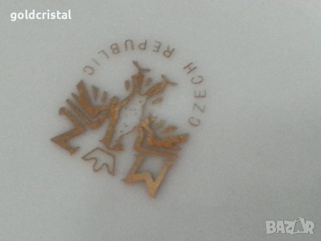 Стар порцелан Чехословакия чинии , снимка 2 - Антикварни и старинни предмети - 42144612