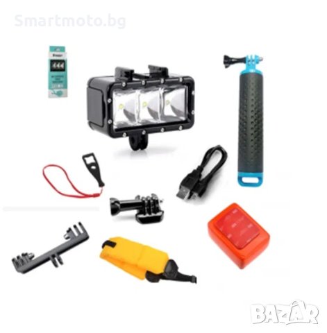 Сет6 нов комплкт аксесоари за екшън камери 5 части GO PRO SJCAM,EKEN, снимка 1