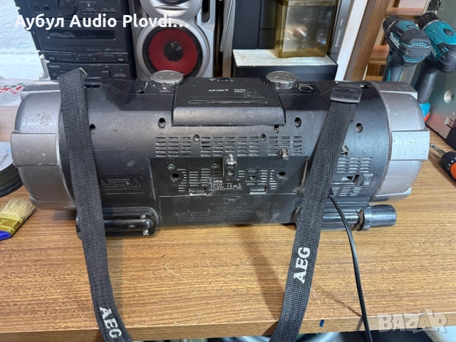 AEG BOOMBOX TUNER CD PLAYER END CASETTE, снимка 6 - Радиокасетофони, транзистори - 53886693