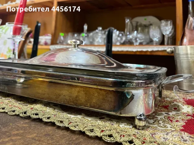 Maestri Italy Да поднесеш ястието със стил♥️ Посребрен съд за сервиране , снимка 11 - Прибори за хранене, готвене и сервиране - 50340871