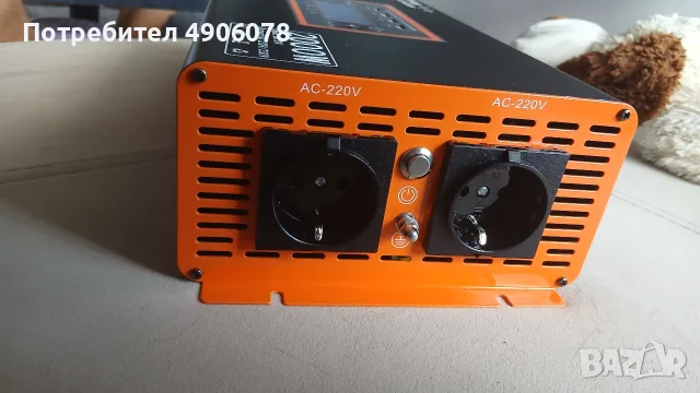 2000W чист синусоидален инвертор, 12V DC към 220V/230V AC конвертор с LCD дисплей, USB-C порт и QC , снимка 2 - Аксесоари и консумативи - 56214389