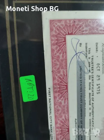 Американски ценни книжа, снимка 5 - Нумизматика и бонистика - 49028778