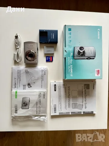 Canon PowerShot SD880 IS Digital Elph – пълен комплект, снимка 2 - Фотоапарати - 56535269