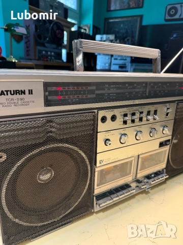 Радиокасетофон SATURN II-SANKEI TCR-S90, снимка 2 - Радиокасетофони, транзистори - 52521192
