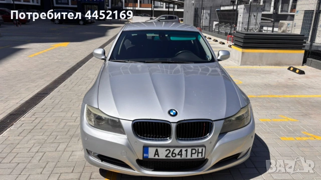 BMW 318d 143 к.с. | 2009 | Реални км | Поддържана | Бургас, снимка 3 - Автомобили и джипове - 54334615