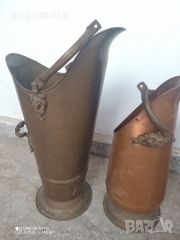 Стара ретро винтидж арт старинен античен кана. Кани от мед, снимка 14 - Други ценни предмети - 37737718